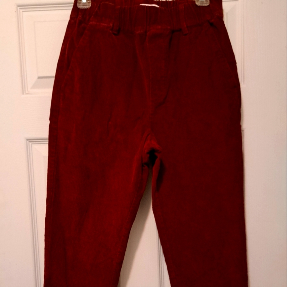 Toast burgundy corduroy pants